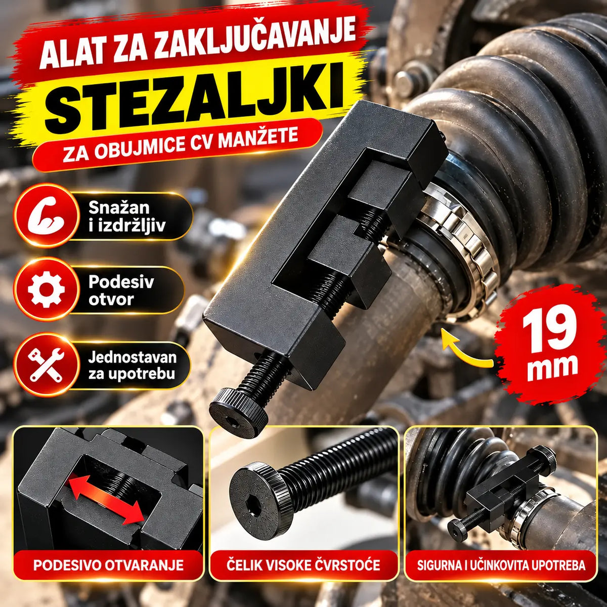 🔥【50%OFF】Novi zatezač sa stezaljkom: nije potrebno rastavljanje, jednostavno zatezanje