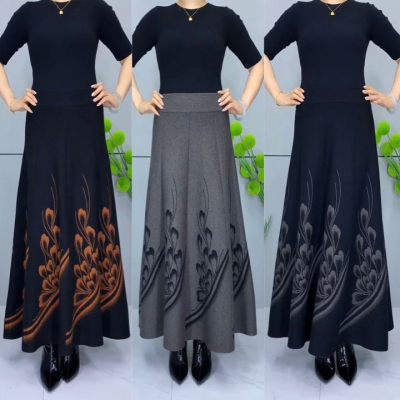 👗【Kupite enega, enega dobite brezplačno】🎀【S-3XL】Jesensko in zimsko odebeljeno volneno krilo, modno in vsestransko
