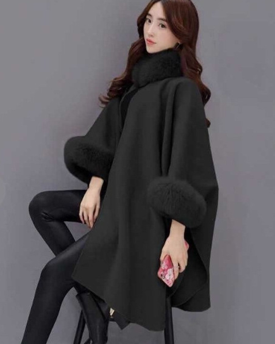 🔥📢【S-5XL】2025 Nový dámsky dlhý mäkký vlnený plášť s plášťovým strihom, mäkký a teplý, časovo obmedzená zľava 45%