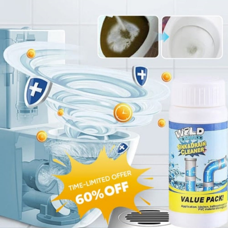 🛁💦【Kupite 1, dobijte 1 gratis】🌟Sredstvo za čišćenje sudopera i odvoda: Pjena visoke gustoće od ekstrakata i enzima za razgradnju.