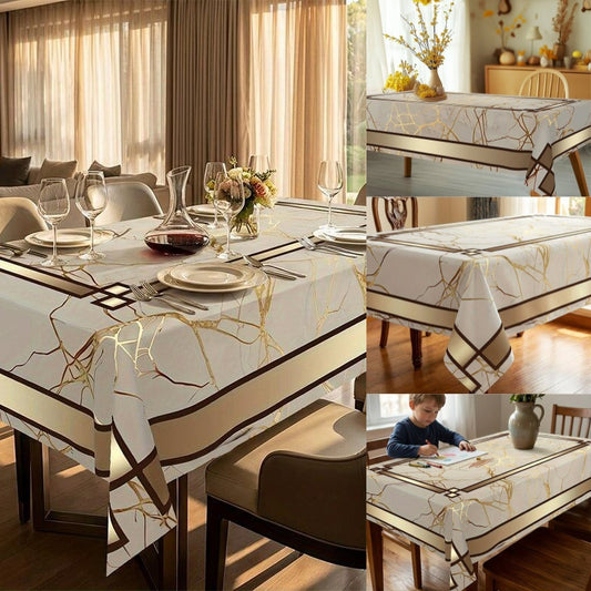 Mantel impermeable con estampado de mármol🌩️
