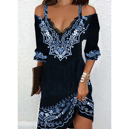 👗🌸【S-5XL】Нова рокля с дълъг ръкав пролет-лято 2026 - Копринено докосване