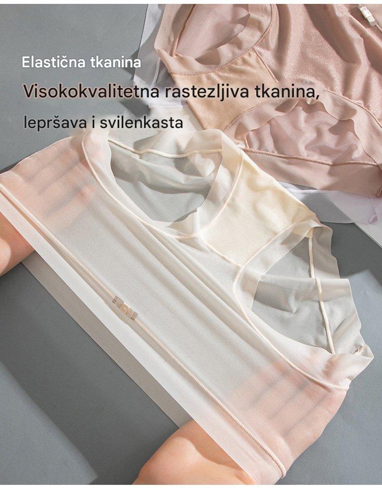 🩲🔥Hit proizvod -50% popusta 【pakiranje 6 kom】Ženske gaćice od ledene svile s visokim strukom, plus size