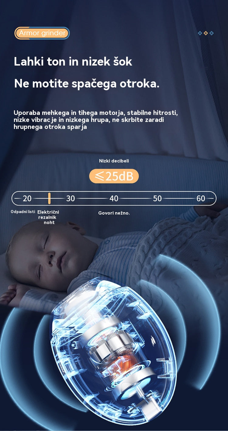 💅 Kupite 1, dobite 1 brezplačno! ✨ Samodejna pila za nohte, varna in nežna nega nohtov 👶🔧
