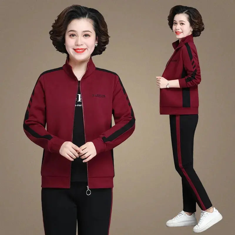 🔥【50% popusta】🔥【Jakna + hlače】😍 Novi jesenski casual sportski komplet, veće veličine 【M-5XL】