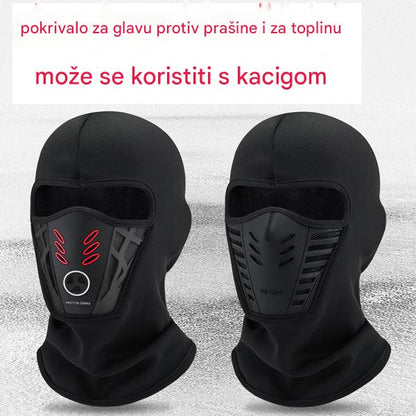 😷❄️Nova kolekcija – promotivna ponuda ☀️ Kupi jedan, drugi dobiješ gratis 🔥 Celotna maska, otporna na hladnoću, pogodna za skijanje i jahanje, zimska, vjetrootporna i topla, unisex.