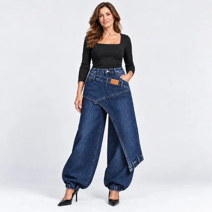👖【XS-3XL】Moderne široke traperice za jesen i zimu, deblji materijal i vrhunska kvaliteta ✨💞