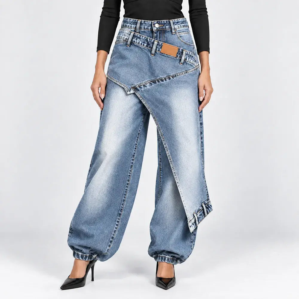 👖【XS-3XL】Moderne široke traperice za jesen i zimu, deblji materijal i vrhunska kvaliteta ✨💞