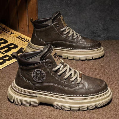 💪【Posebna ponuda od 45%】Jesensko/zimske muške retro visoke martinke - britanski retro stil