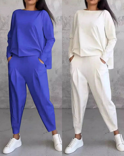 💃Limitovaná zľava 45%, kúp 1 a získaj 1 zadarmo 💖 Nová jednoduchá bavlnená súprava na jeseň a zimu 2025 – vhodná na nosenie von aj ako vnútorná vrstva