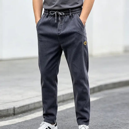 👖【M-6XL】Muške traperice široke hlače, elastične, udobne, otporne na prljavštinu i prikladne za posao