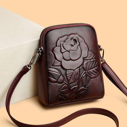 👜 Bolso bandolera/de hombro de piel suave de doble capa – Nuevo modelo 2026