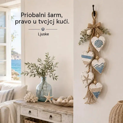 Sniženje cijene! ✨ Osvijetlite svoj dom romantičnom atmosferom! Viseći ukras u obliku srca s ugrađenim LED svjetlima! 💖🏡