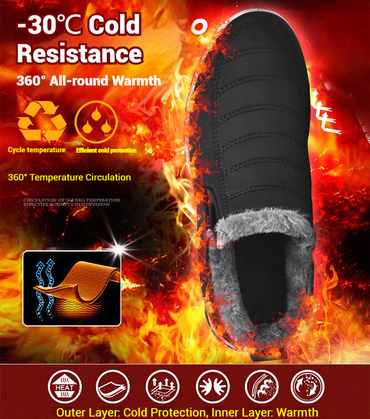 没🔥【35-48】Unisex zimske čizme s plišanom podstavom - tople, udobne i neklizajuće za hladno vrijeme.