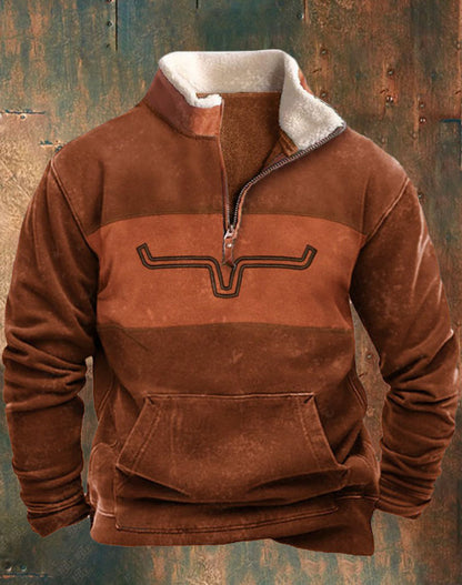 👕【35% ZĽAVA】【S-4XL】Módny pánsky teplý sveter s dlhým rukávom a 3D potlačou na jeseň a zimu 2025