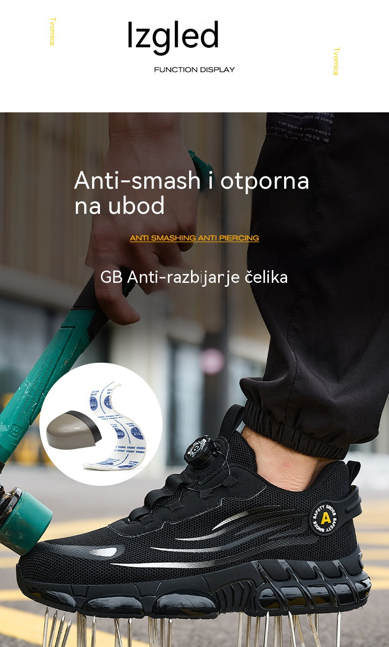 💥Nova kolekcija 2026: ležerne radne sigurnosne čizme za svakodnevno nošenje, otporne na udarce i probijanje, s čeličnom kapicom, udobne i protuklizne sigurnosne cipele.