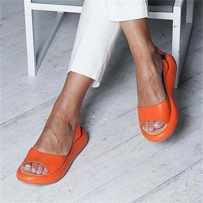 🔥【35-43】2024 Sandalias de mujer sencillas y cómodas de color liso con suela suave3622438 