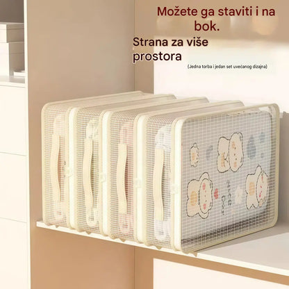 【8-dijelne】Mrežaste vrećice za pohranu za kućnu upotrebu, sprječavaju plijesan i prašinu.