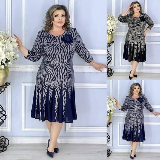 🖤💙🌸【S-5XL】Vestido elegante y ajustado de alta calidad\ Agradable para la piel, suave y cómodo 
