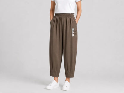 🔥【M–4XL】👖 Lagane i prozračne ljetne hlače od pamuka i lana - moderne ležerne kratke hlače - prikladne za svakodnevno nošenje