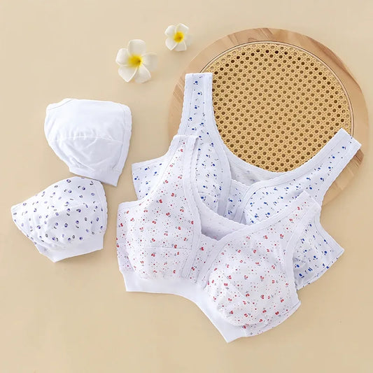 ✨🧡🎗Komplet donjeg rublja po promotivnoj cijeni [4 komada] | prsluk od čistog pamuka | velika veličina pogodna za žene srednje i starije dobi