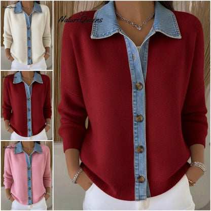 🔥Nova kolekcija s 40% popusta【S-3XL】2025 Novi traper patchwork kardigan, udoban i svestran za svakodnevno nošenje.