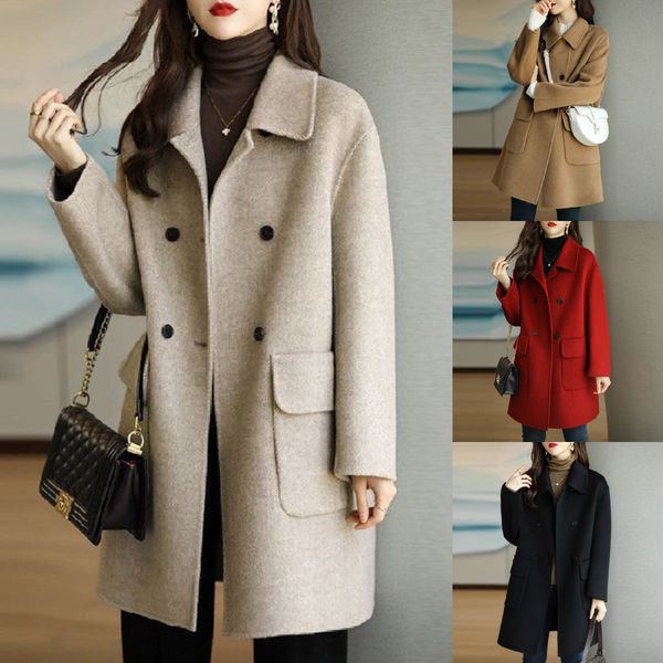 🌈🩰Hitová promoce 39 %: nová podzimně-zimní vysoce kvalitní oboustranná kašmírová bunda – vhodná pro více sezón ✅