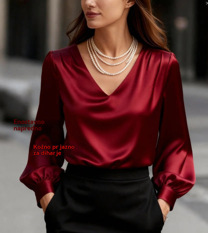 🔥🍁【Nova jesenska kolekcija】【S-2XL】🌷Nova ženska bluza, preprosta in elegantna