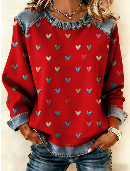 👕🍂❄️2026 Nova Kolekcija 43%🔥【S-5XL】Visokokvalitetna majica s printom za jesen/zimu – pogodna za proljeće, jesen i zimu”