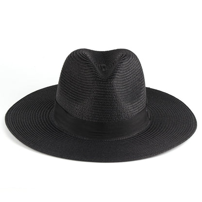 🌿 Oferta especial 【56-58 cm】Sombrero artesanal de palma de Ecuador