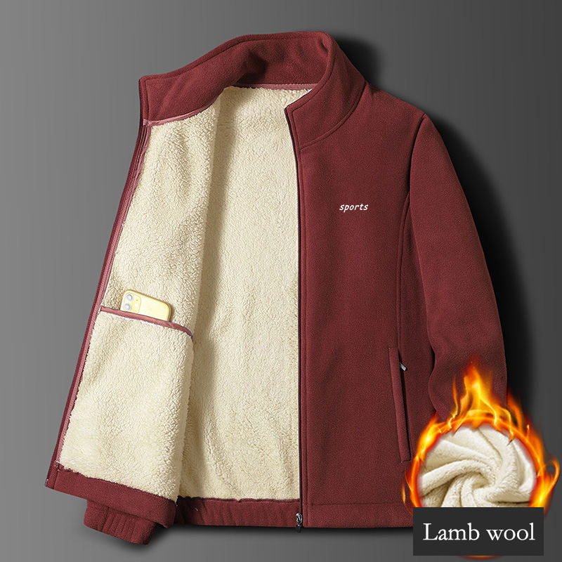 ⛄🧥 Nowość 50% taniej: Jesienna i zimowa męska kurtka z grubym futerkiem, ciepła, wygodna i wiatroszczelna, zimowy must-have 🔥