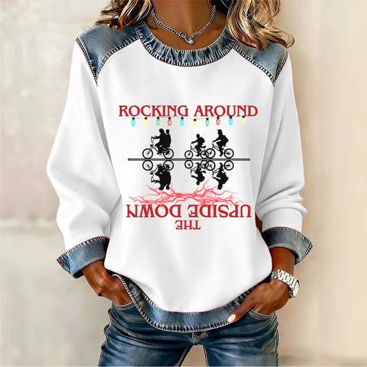 👕🍂❄️2026 Nova Kolekcija 43%🔥【S-5XL】Visokokvalitetna majica s printom za jesen/zimu – pogodna za proljeće, jesen i zimu”