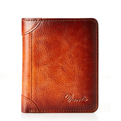 ¡Compra 1 y llévate 1 gratis!👝✨ Nueva cartera antirrobo de cuero genuino para hombre