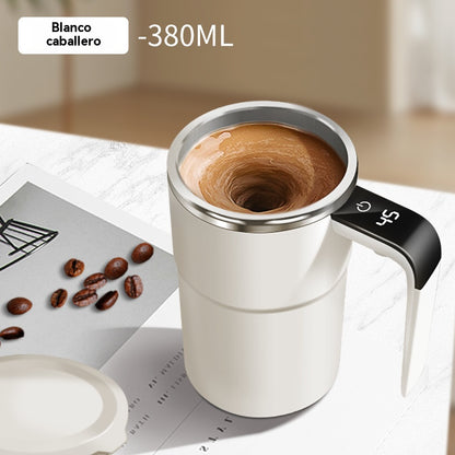 ☕❄️🌡️ Set šalica za kavu s mogućnošću ponovnog punjenja i automatskom magnetskom miješalicom 🔋⚡-