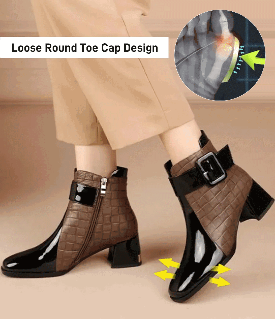 🔥💥Oferta limitada con 48% de descuento【tallas 35-40】Nuevos zapatos de cuero de vaca australiano 2025 - suaves y cómodos.