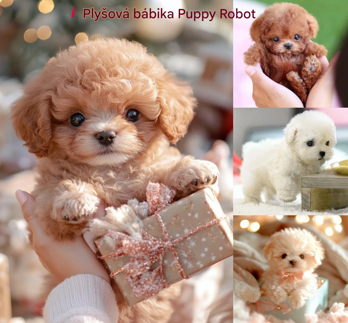 💖🐶【Časovno omejen 40% popust】Moj plišasti robotski kuža, plišasta pasja igračka, visoka kakovost