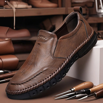 👞Zadnji dan, 50% popusta! [39-44] [Visokokvalitetna prava kravlja koža] Izrađena od prave kože, mekana podstava, neklizajuća, izuzetno udobna za nošenje.