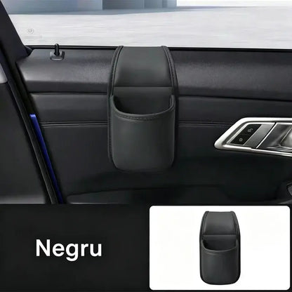 2 artikla za 25 €🚗 Dodatni prostor i red u automobilu! Kožni držač za vrata automobila / držač za čaše i telefon (Jednostavna montaža na prozor / 1+1 GRATIS ponuda)!