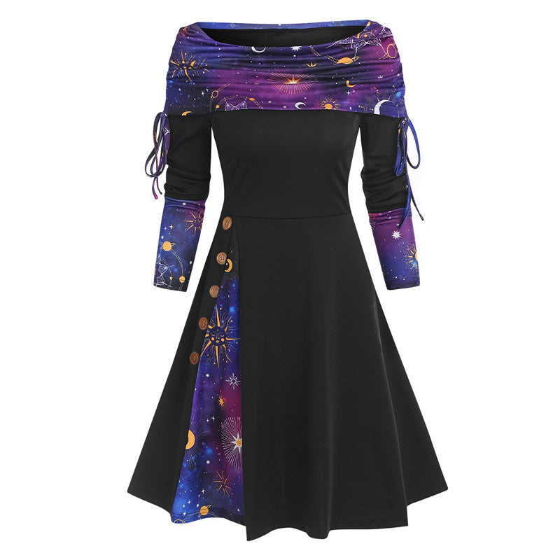 👗2025 jesensko-zimska nova moda jedno-ramena haljina s dugim rukavima【S-3XL】iskoristite 50% popusta 👗✨