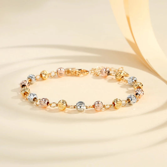 🎁✨Pulsera de oro rosa de 18 quilates con ojo de gato 