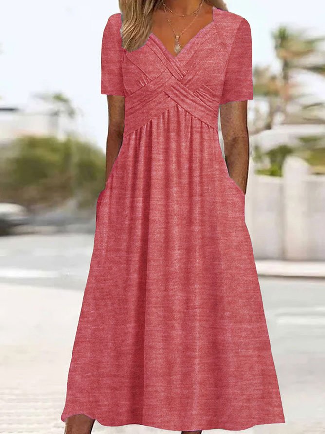 💥¡50% OFF!【S-5XL】Vestido retro de algodón, elegante y adelgazante