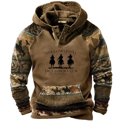 🔥📢 42% de descuento por tiempo limitado 🔥 [S-5XL] Sudadera de manga larga 3D gruesa para hombre 2026, que te mantiene abrigado y fresco en otoño e invierno.
