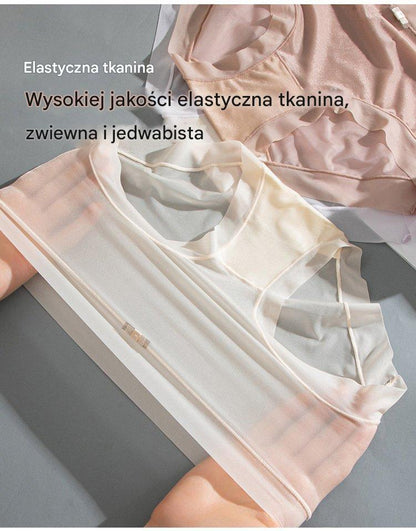 🩲🔥Promocja nowości 【6 sztuk】Damskie majtki z lodowego jedwabiu z wysokim stanem