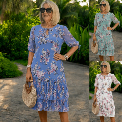 Plaćanje pouzećem 👗❤️【S-5XL】Elegantna i stilska šifonska haljina