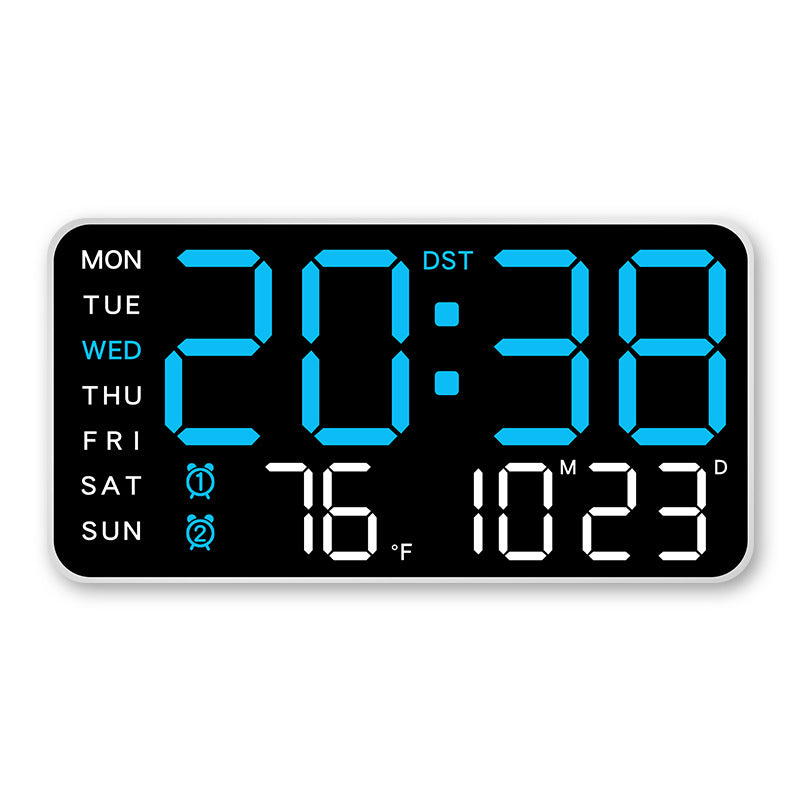 📢📢50% DE DESCUENTO!! ⏰Reloj de pared digital LED decorativo multifuncional. El reloj digital sin límites para el hogar moderno del Reino Unido.