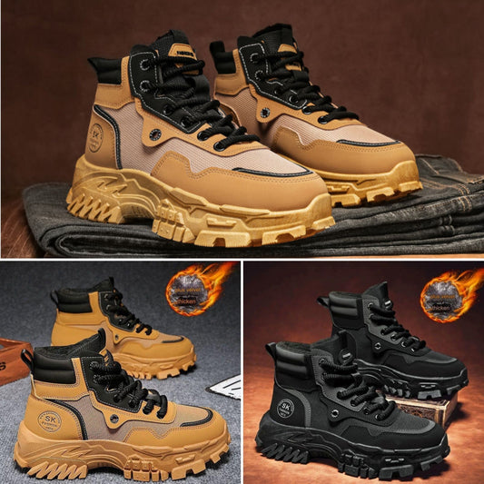 Descuento del 33% por tiempo limitado [39-44] Botas antideslizantes gruesas de terciopelo de suela gruesa para hombre de invierno, botas de moda - 3784029 