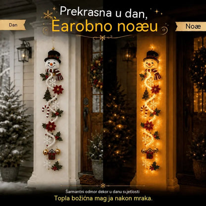 🎄🎃 Zadnji dan! 🎅 Iskoristite 49% popusta na svjetleći božićni ukras za vrata! Sve u jednom: svjetla, vrpce i blagdanski ukrasi savršeno spojeni.