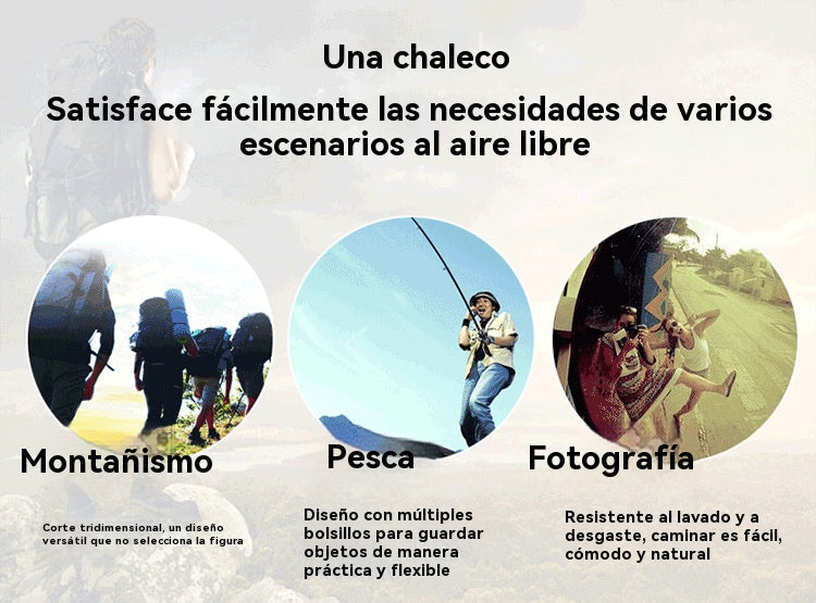 🔥🧥Nuevo lanzamiento con 41% de descuento【M-7XL】Chaleco outdoor casual de alta calidad para hombre en tallas grandes 2026