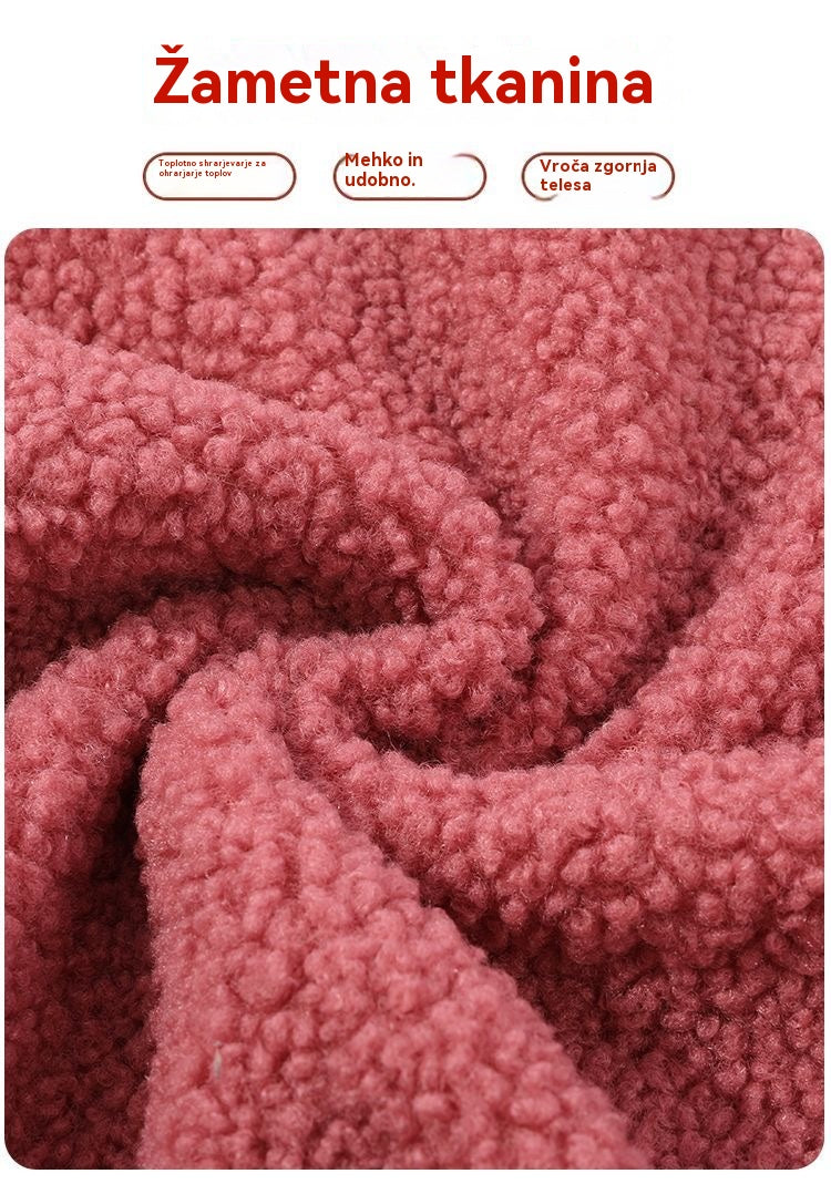 【30% POPUSTA】🔥【M-4XL】🐏Zimska jakna iz jagnječje volne, bombažna jakna, odebeljena bombažna jakna, topla jakna