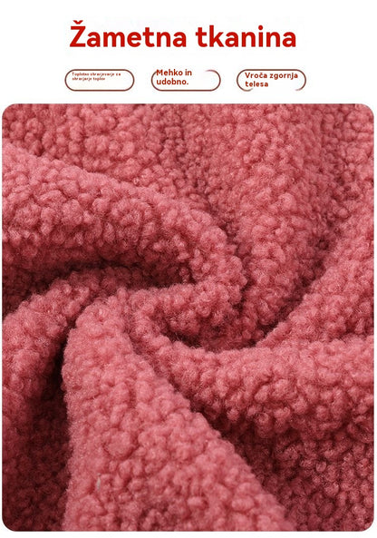 【30% POPUSTA】🔥【M-4XL】🐏Zimska jakna iz jagnječje volne, bombažna jakna, odebeljena bombažna jakna, topla jakna